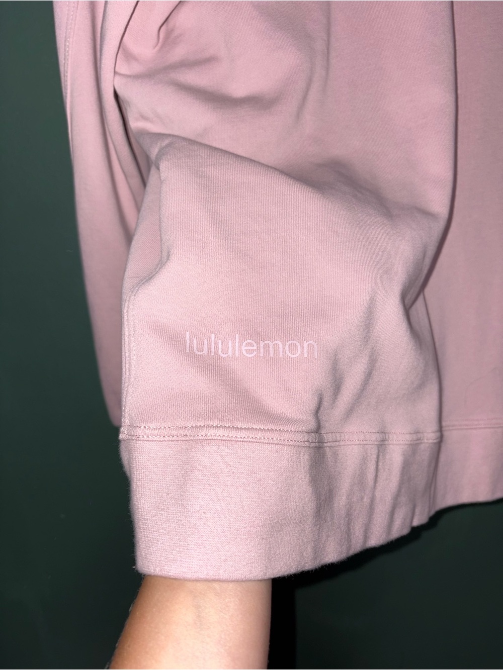 Lululemon Perfectly Oversized Crew- Strawberry Milkshake - Picture 6 of 6